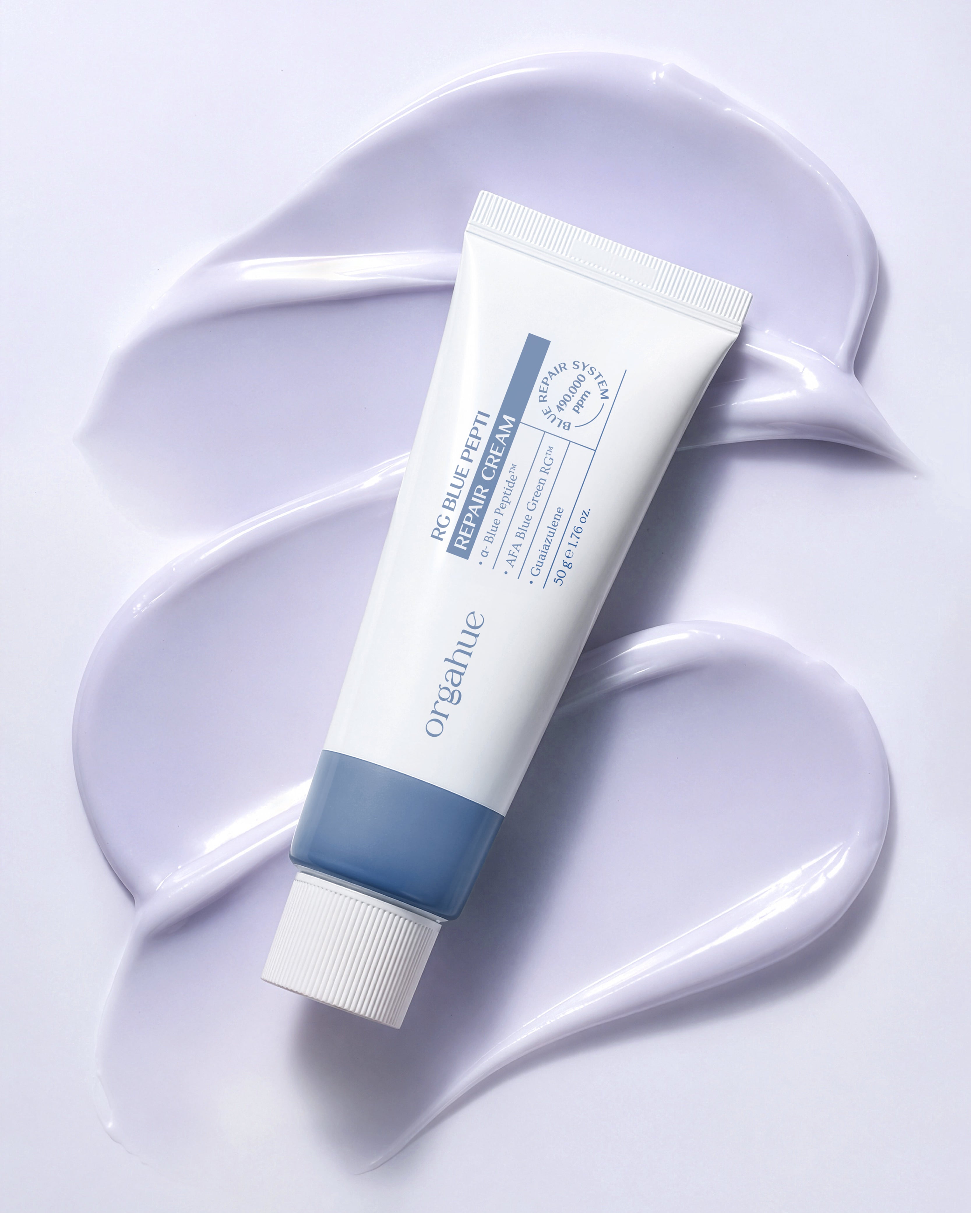 Orgahue RG Blue Pepti Repair Cream Texture