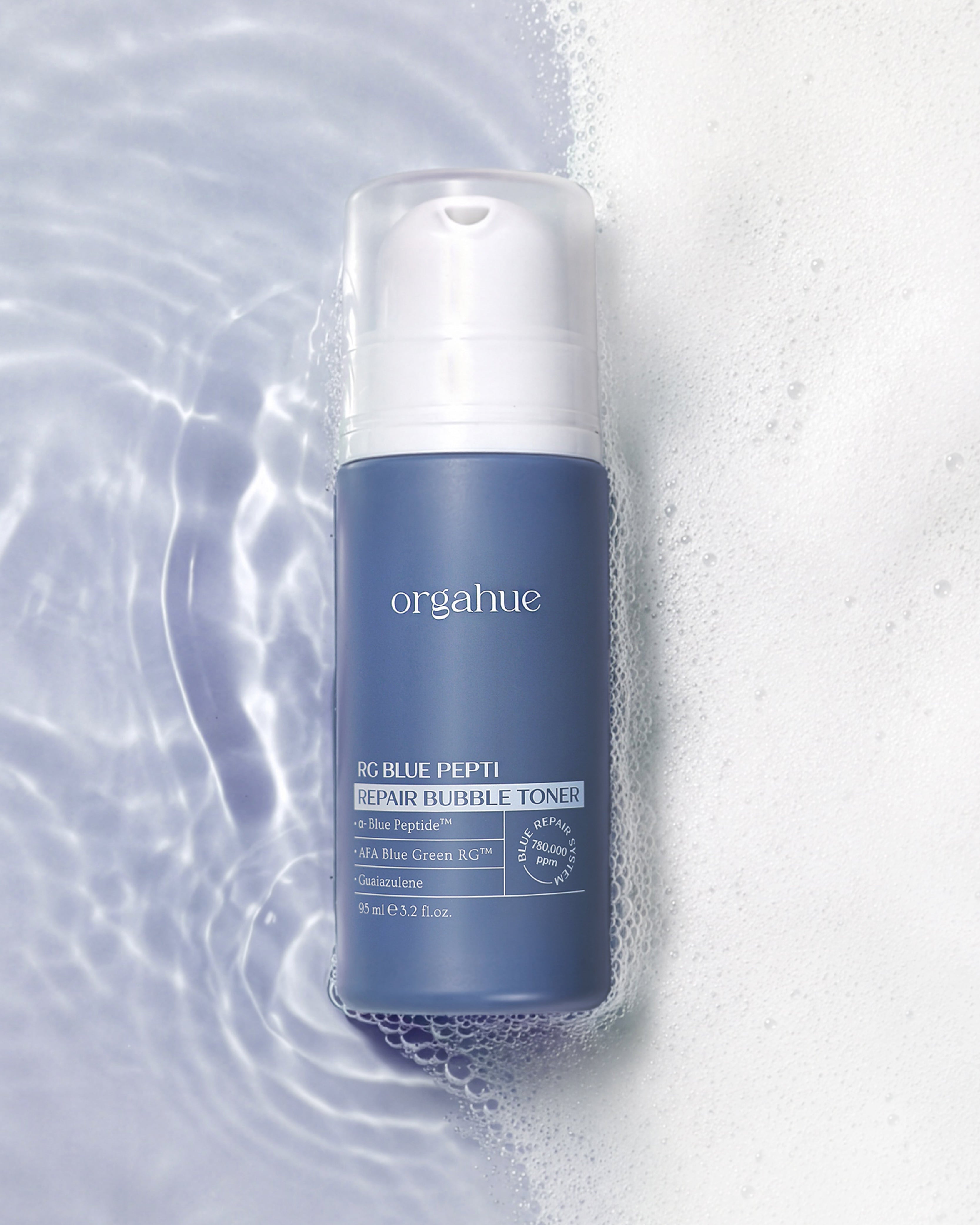 Orgahue RG Blue Pepti Repair Bubble Toner Bottle