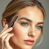 Eyebrow Razor with 6 Blades & Travel Case Black