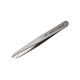 Professional Ultra Precision Slant Eyebrow Tweezers Gray