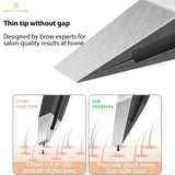 Professional Ultra Precision Slant Eyebrow Tweezers Pink