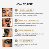 Beauty Power Eyelash Curler with 5 Replacement Pads - Extra Curl