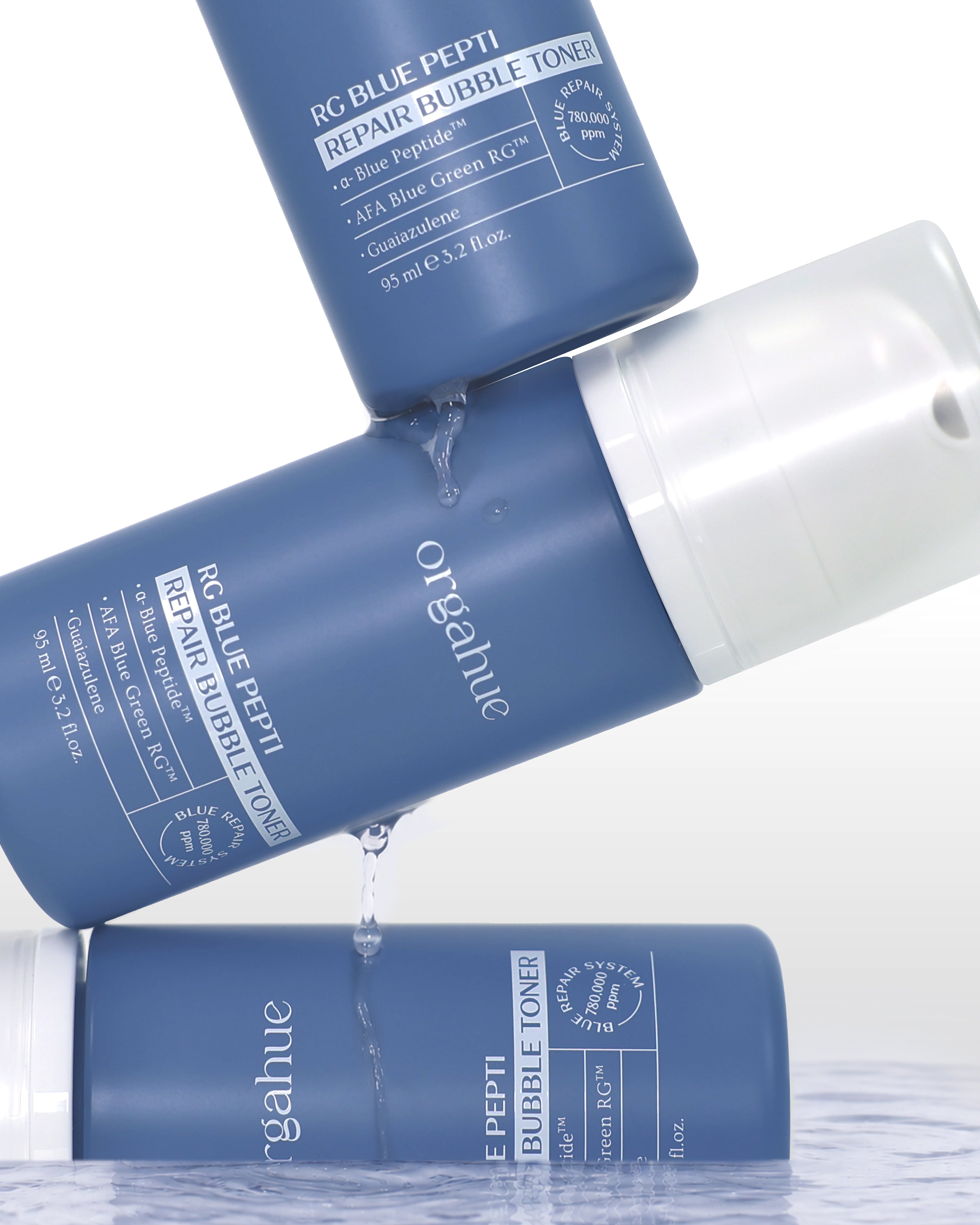 Orgahue RG Blue Pepti Repair Bubble Toner Packaging
