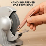 Professional Precision Slant Eyebrow Tweezers - Rose Gold