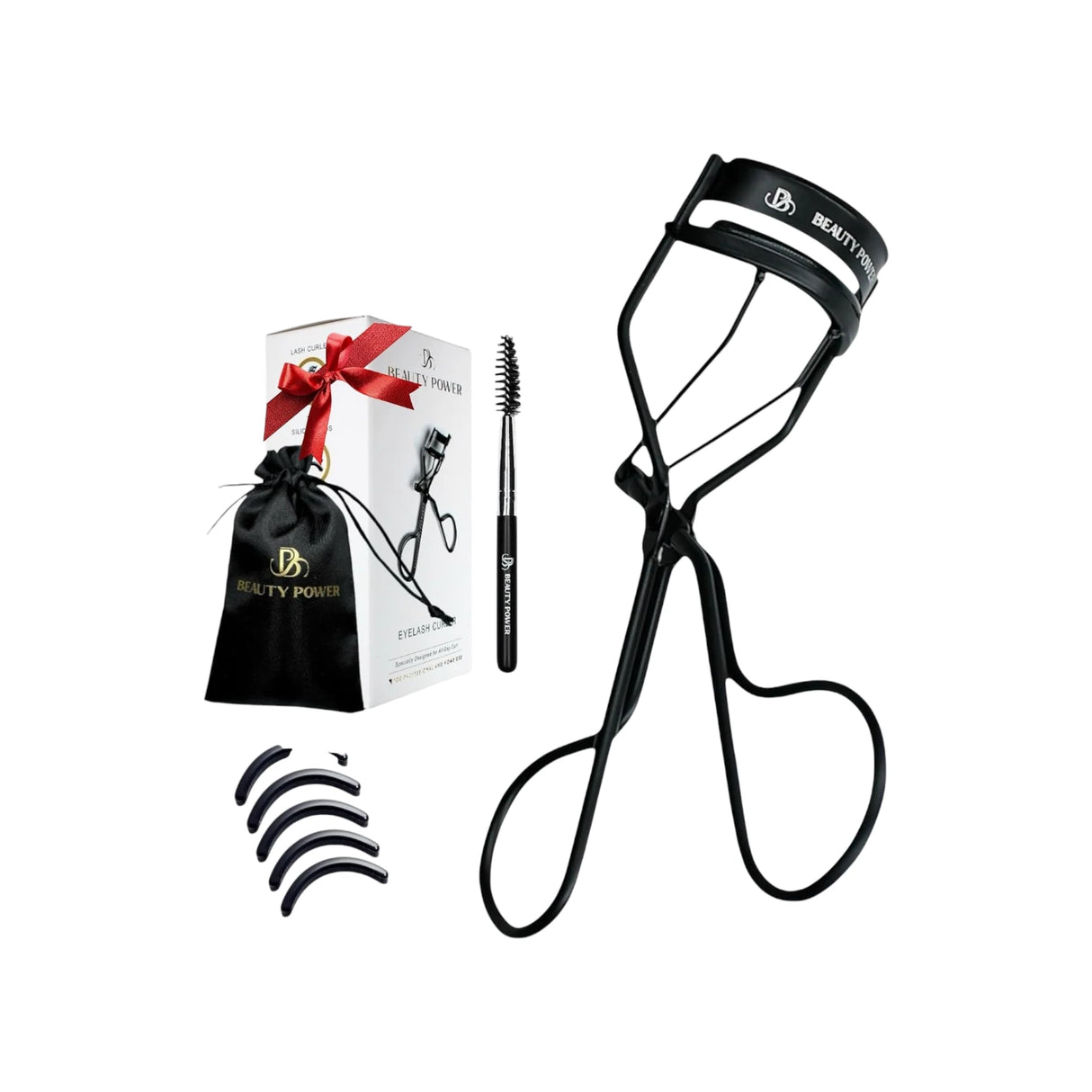 Eyelash Curler with 5 Replacement Pads for Natural Curl