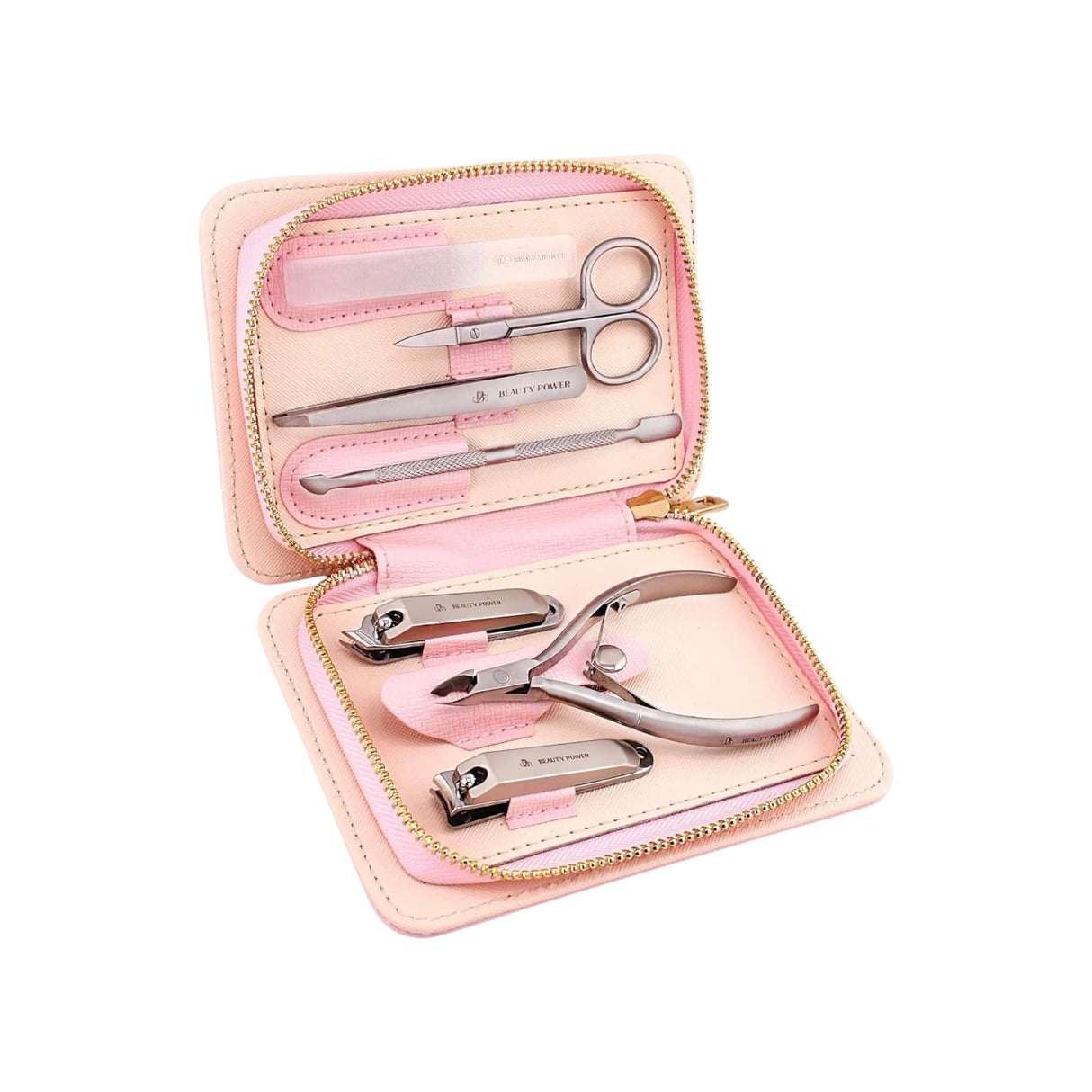 Manicure Pedicure Set 7 in 1 with Leather Case