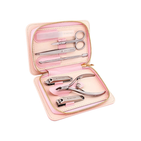 Manicure Pedicure Set 7 in 1 with Leather Case