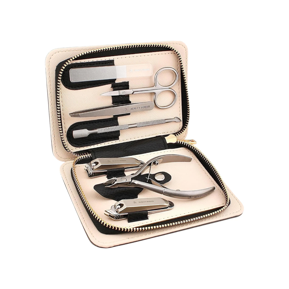 Manicure Pedicure Set 7 in 1 with Leather Case
