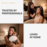 Professional Ultra Precision Tweezers for Eyebrows in Case - Gold