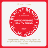 Professional Ultra Precision Tweezers for Eyebrows in Case - Gold