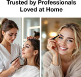 Professional Ultra Precision Slant Eyebrow Tweezers Black