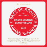 Beauty Power Eyebrow Razor with 6 Blades and Travel Case - Silver