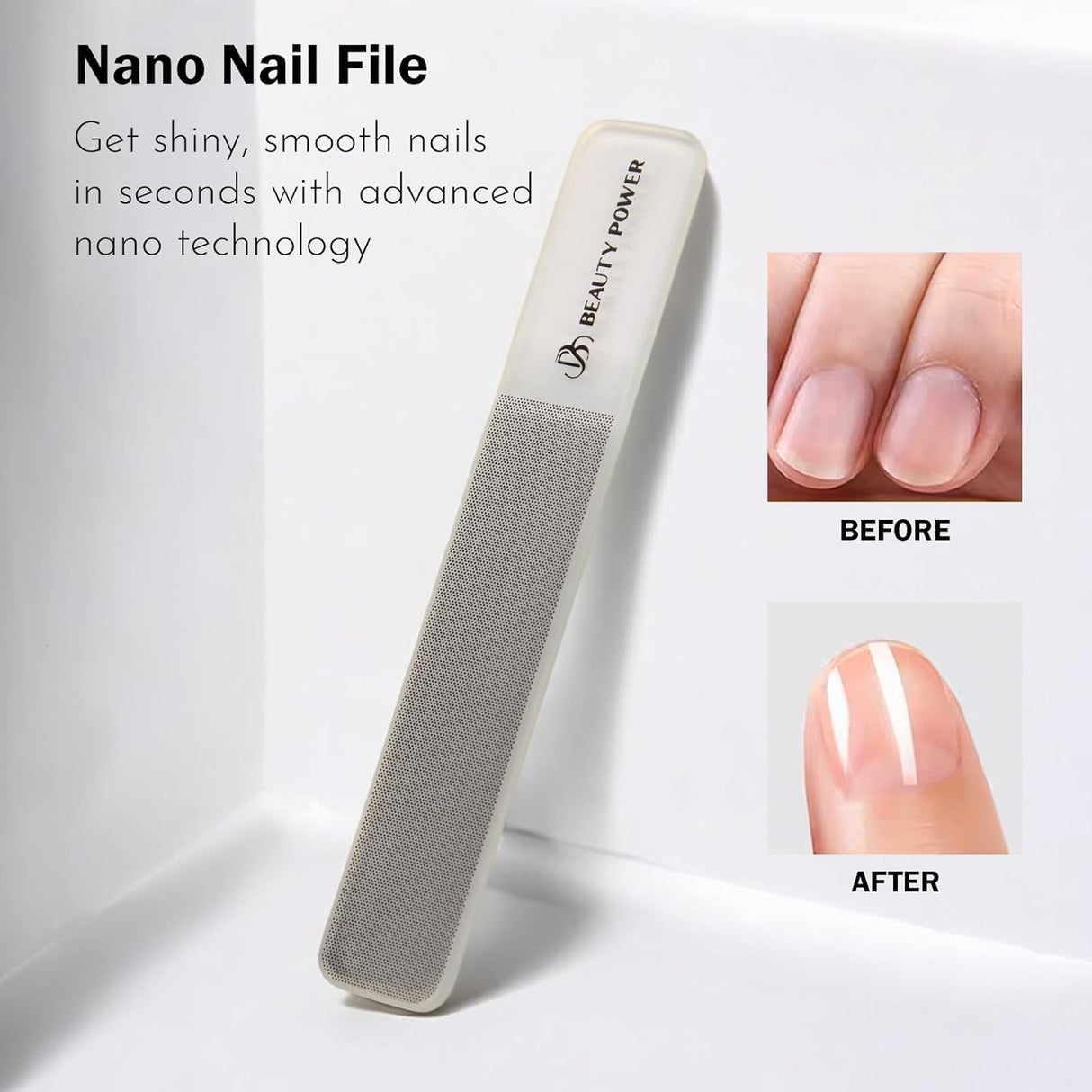 Professional Nail Care Set - Cuticle Nipper & Cuticle Pusher & Nono Nail File