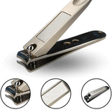 Beauty Power Nail Clippers Set 3-in-1 - Fingernail, Toenail & Glass File, Black