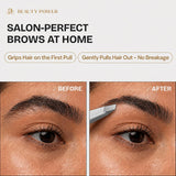 Beauty Power Precision Slant Eyebrow Tweezers - Stainless Steel - Gray