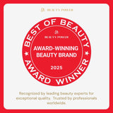 Beauty Power Ultra Precision Point Eyebrow Tweezers - Stainless Steel - Black