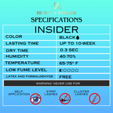 Lash Adhesive Insider - Black Finish