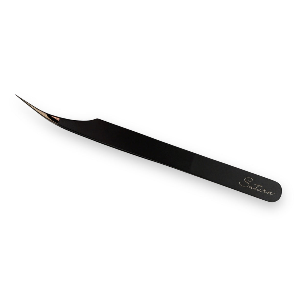 Fiber Tip Isolation Eyelash Extensions Straight Tweezers - Saturn (Isolation)