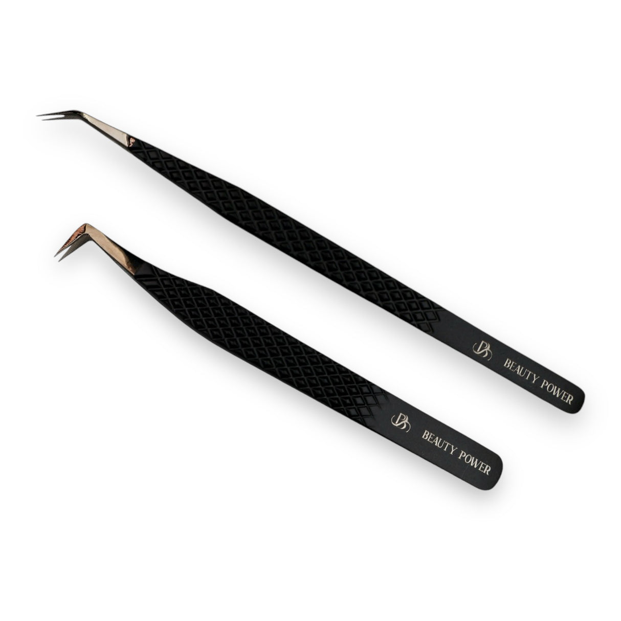 Fiber Tip Eyelash Extensions Tweezers Set of 2 - Mercury + Earth