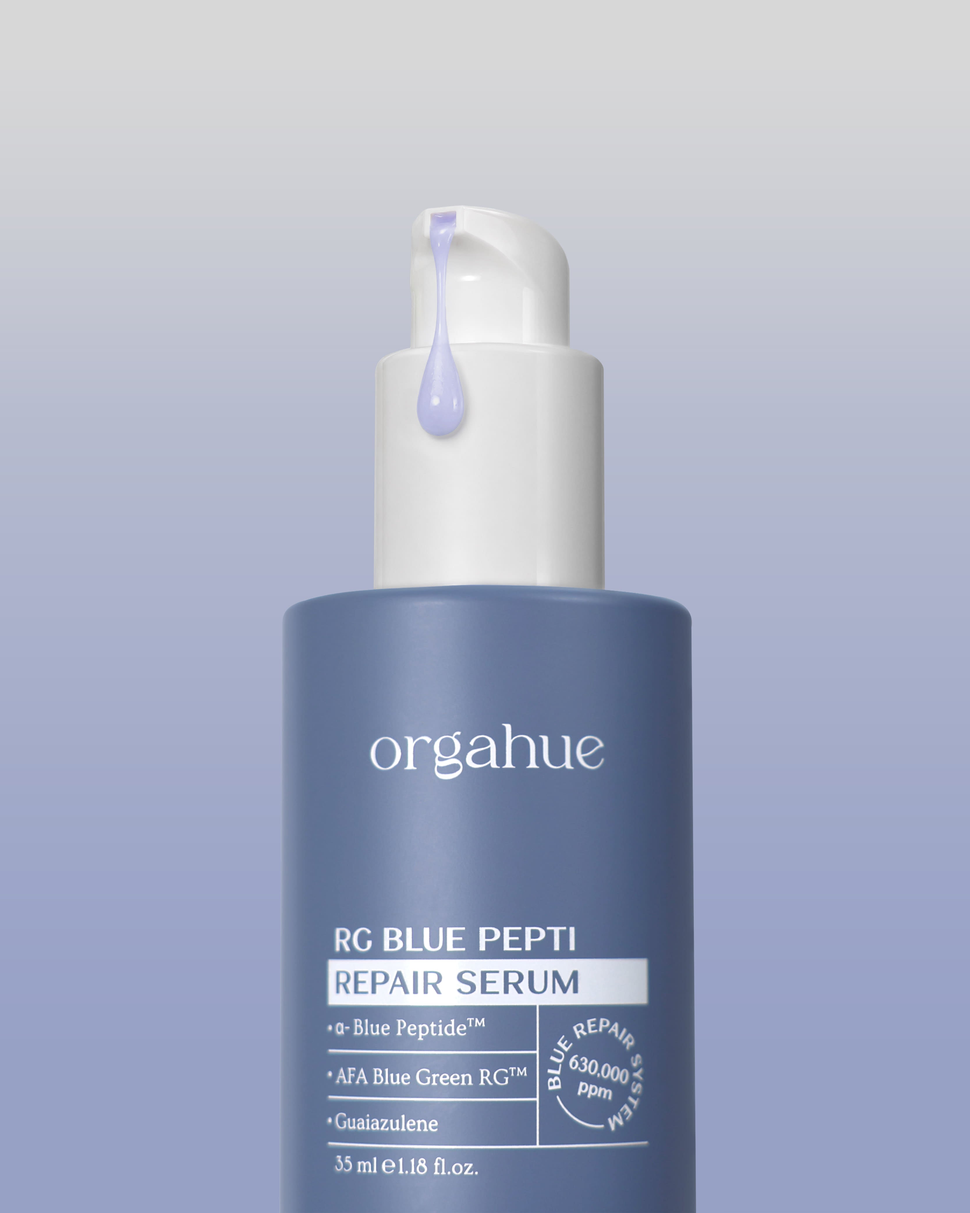 Orgahue RG Blue Pepti Repair Serum Texture