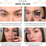 Eyelash Curler with 5 Replacement Pads for Natural Curl