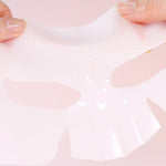 Orgahue EG Fit Pore Mask sheet mask applied to face - pore minimizing